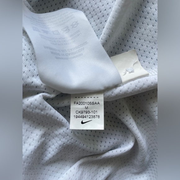 NEW MED Nike Challenge Court Neon Green Teal Splatter Retro Tennis Polo Agassi - Picture 5 of 8